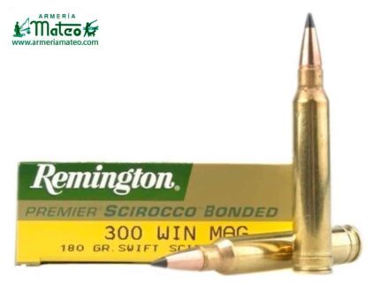 MUNICION REMINGTON SCIROCO 300 WIN 180 GRS