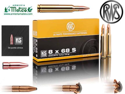 MUNICION RWS KS 8X68 S 224 GR
