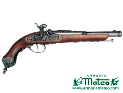 PISTOLA PERCUSION 1825 PLATA